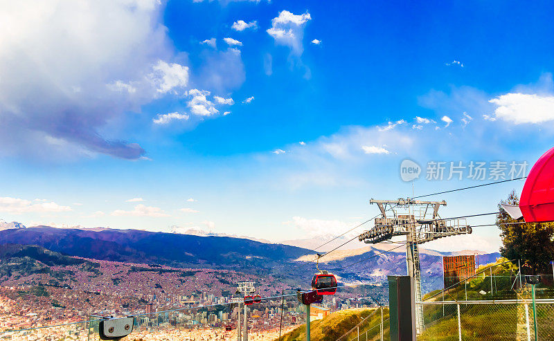 Mi Teleferico，玻利维亚拉巴斯的空中缆车城市交通系统